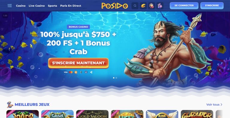 Posido : Avis & Bonus sur le casino en ligne - Acataqueria